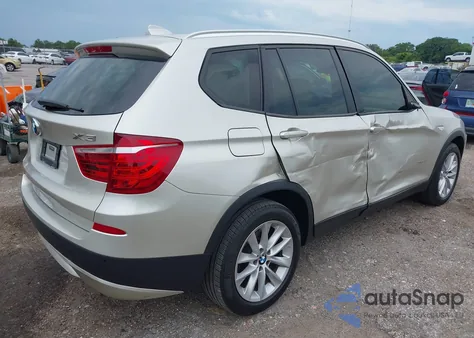 2014 BMW X3 xDrive28I z USA, uszkodzony, nr VIN 5UXWX9C55E0D27567